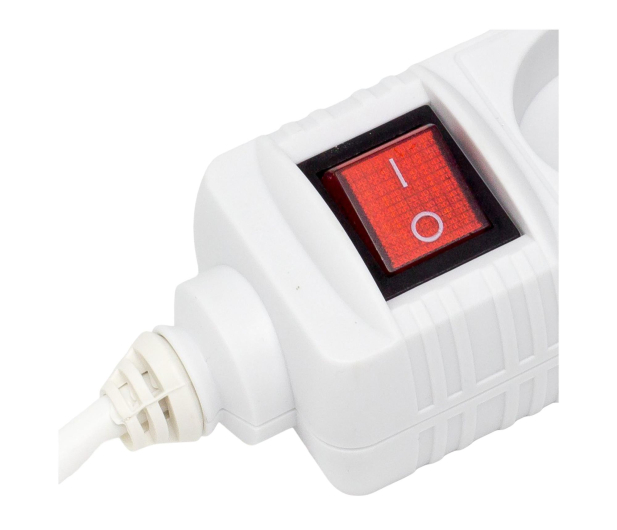HAMA Listwa zasilająca Standard 6gn, 3m, biała - 1416392 - zdjęcie 4